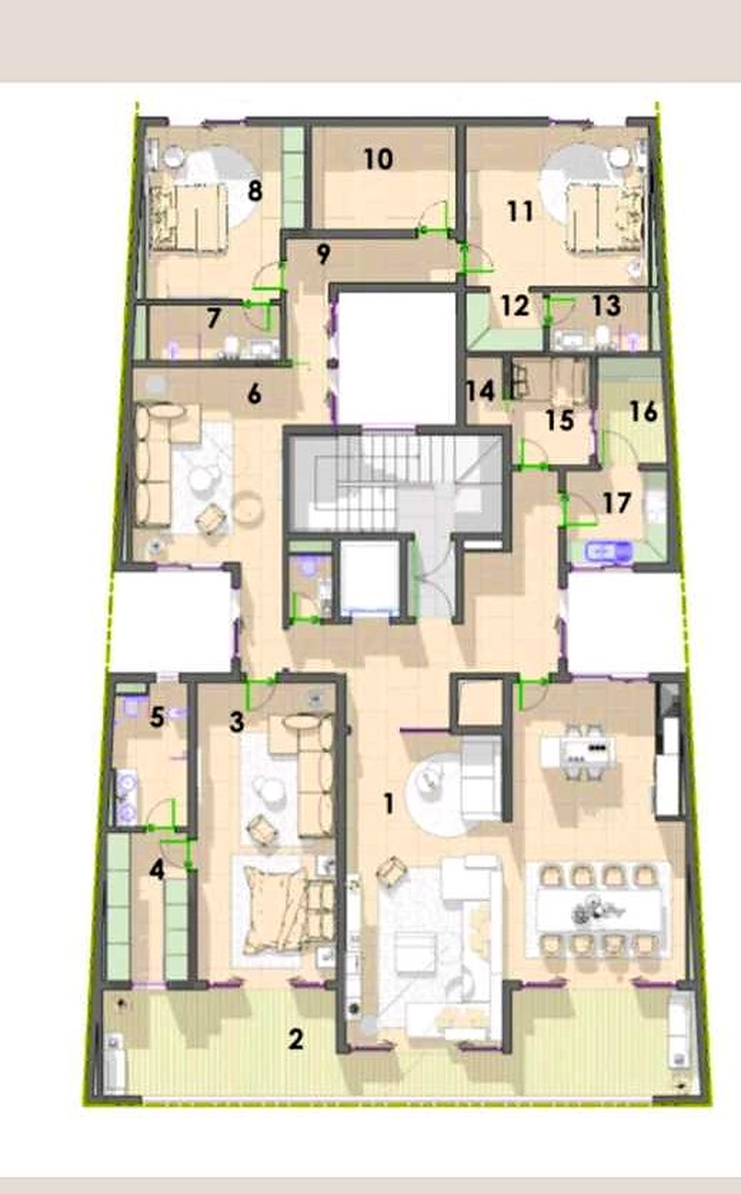 Plan Penthouse