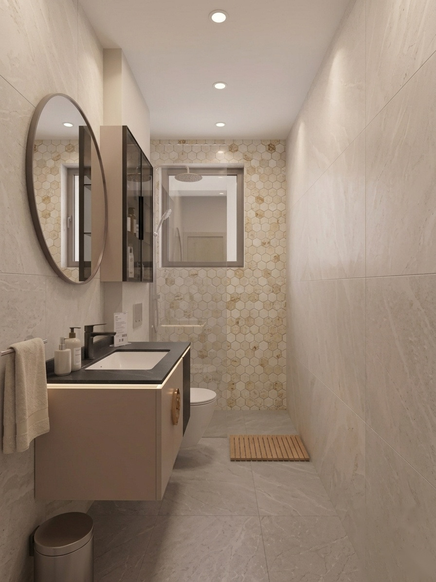 Salle de bain parentale